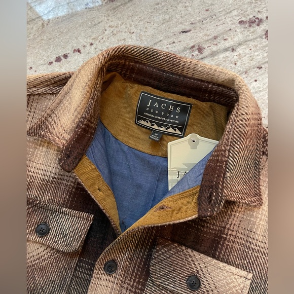 Jachs Jacket Button Down Coat Plaid size M - Picture 9 of 11